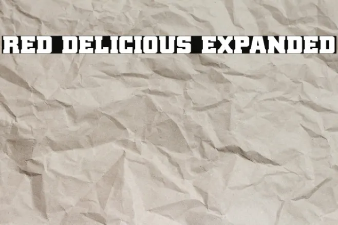Red Delicious Expanded Example 1