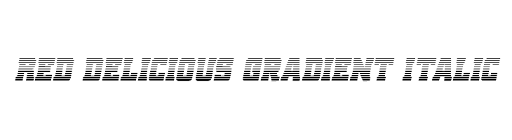 Red Delicious Gradient Italic  フリーフォントのダウンロード