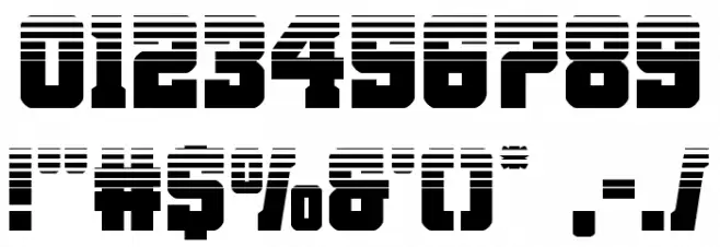 Red Delicious Halftone Font OTHER CHARS