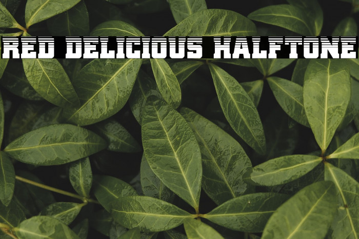 Red Delicious Halftone Example 3