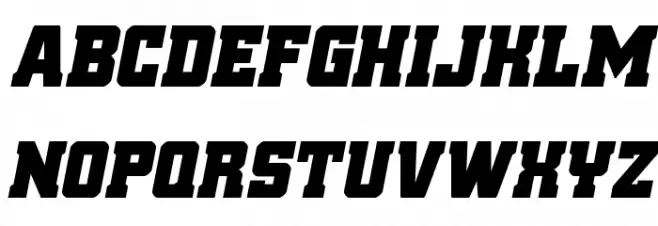 Red Delicious Italic Schriftart Groß
