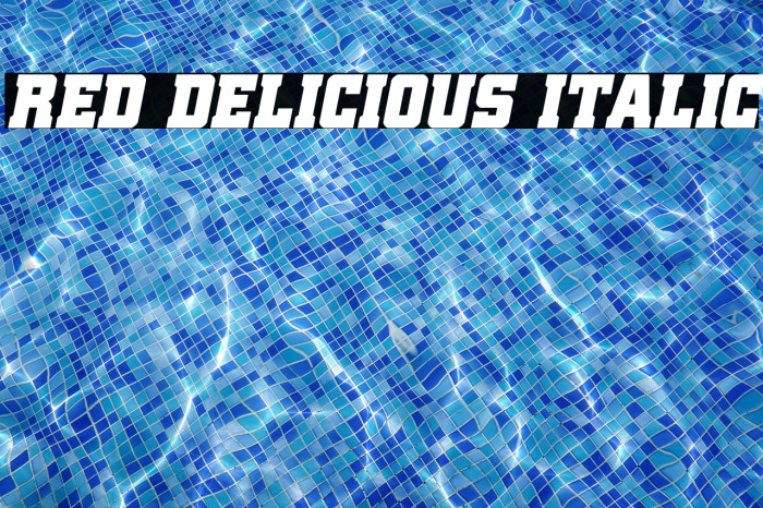 Red Delicious Italic Example 2