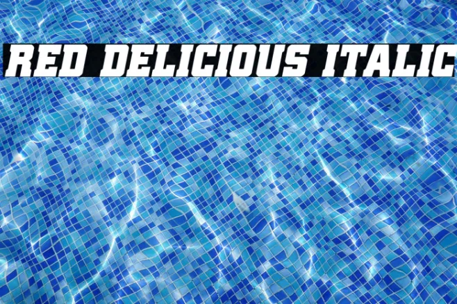Red Delicious Italic Example 2
