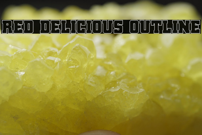 Red Delicious Outline Example 2