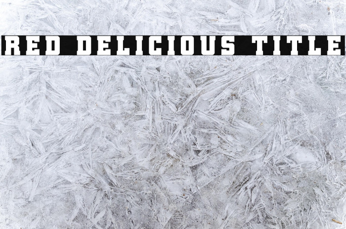 Red Delicious Title Example 2