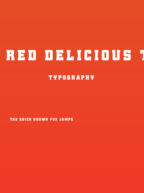 Red Delicious Title Poster