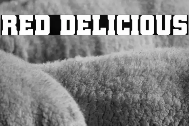 Red Delicious Font examples