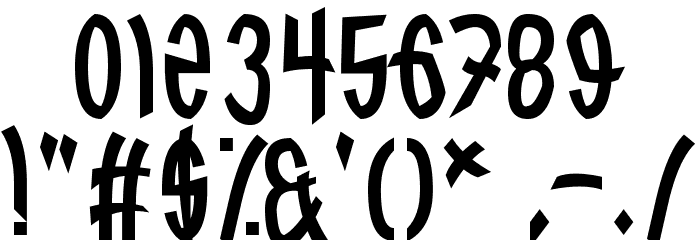 Red Dragons Font OTHER CHARS