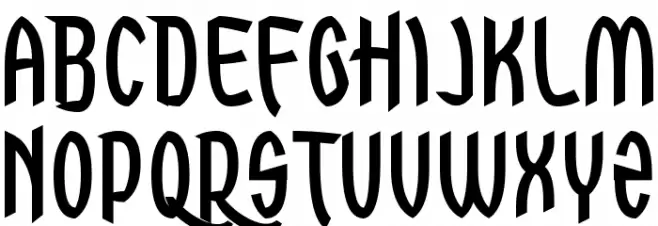 Red Dragons Schriftart Groß