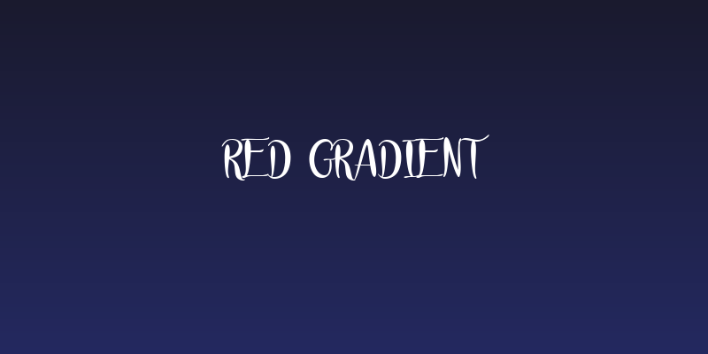 Red Gradient Social Header