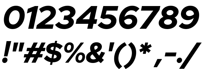 Red Hat Display Black It Font OTHER CHARS