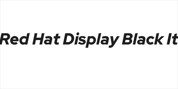 Red Hat Display Black It Logo