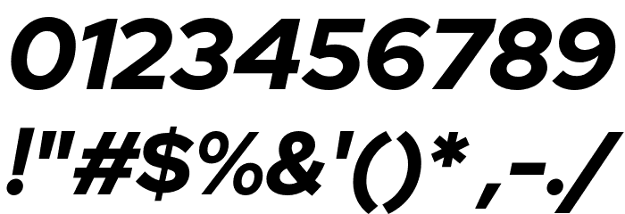 Red Hat Display Black Italic Font OTHER CHARS