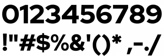 Red Hat Display Black Font OTHER CHARS