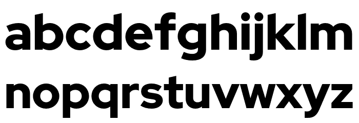 Red Hat Display Black Font LOWERCASE