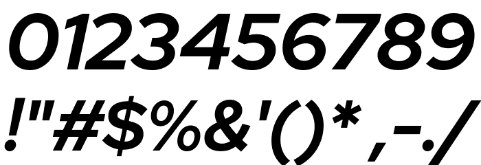 Red Hat Display Bold Italic Font OTHER CHARS