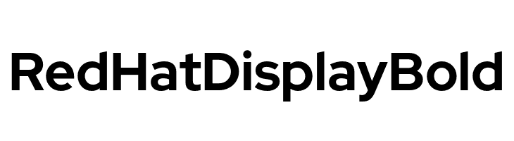 Red Hat Display Bold  لخطوط تنزيل