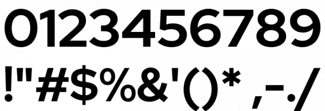 Red Hat Display Bold Font OTHER CHARS