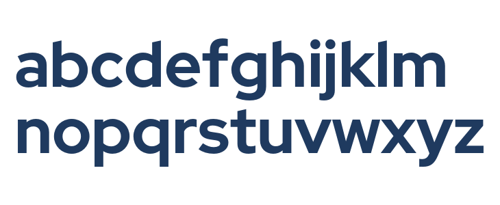 Red Hat Display Bold Lowercase