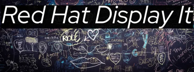 Red Hat Display It Example 3