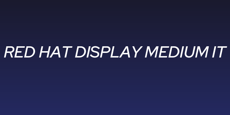 Red Hat Display Medium It Social Header