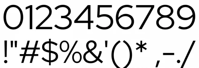 Red Hat Display Font OTHER CHARS