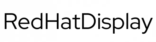 Red Hat Display  font caratteri gratis