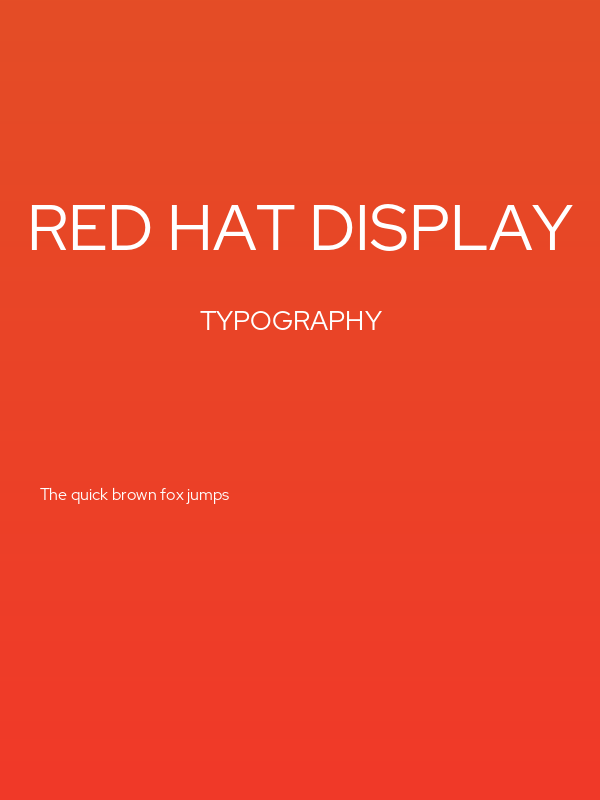 Red Hat Display Poster