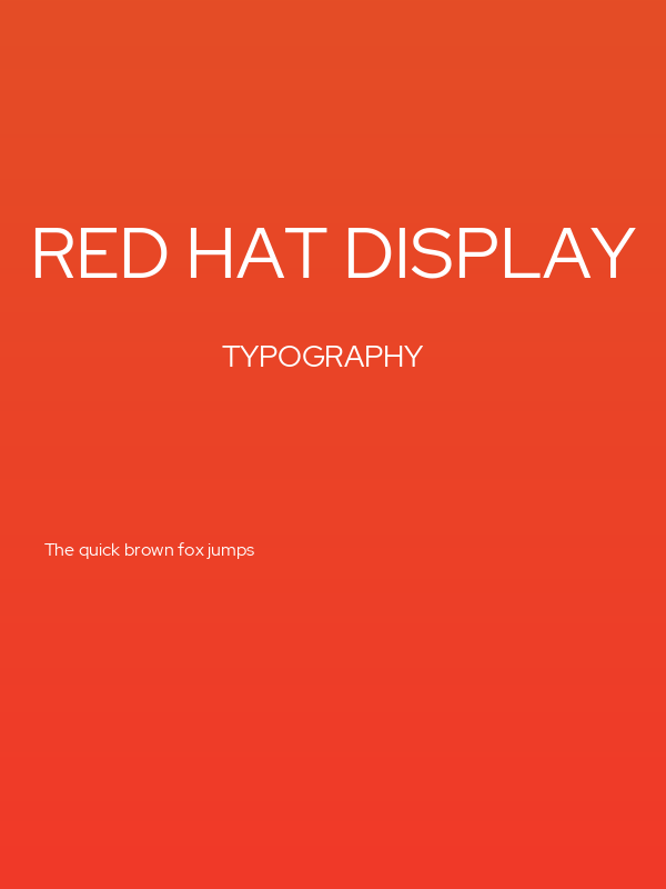 Red Hat Display Poster