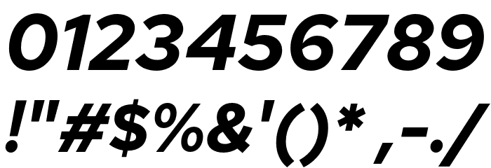 Red Hat Text Bold Italic Font OTHER CHARS