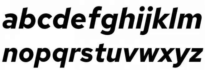 Red Hat Text Bold Italic Polices MINUSCULES