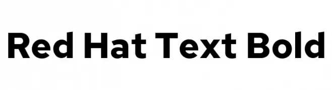 Red Hat Text Bold  नि: शुल्क फ़ॉन्ट्स डाउनलोड