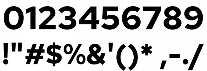 Red Hat Text Bold Font OTHER CHARS