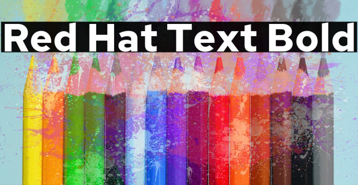 Red Hat Text Bold Font examples