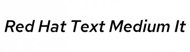 Red Hat Text Medium It  baixar fontes gratis