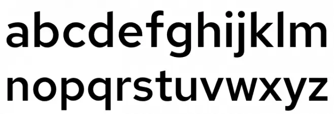 Red Hat Text Medium Polices MINUSCULES