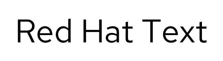 Red Hat Text  フリーフォントのダウンロード