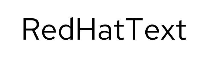 Red Hat Text  नि: शुल्क फ़ॉन्ट्स डाउनलोड