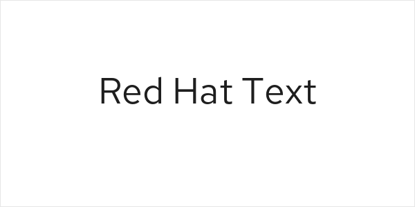 Red Hat Text Logo