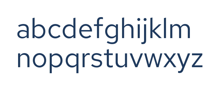 Red Hat Text Lowercase