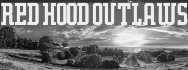 Red Hood Outlaws Font examples