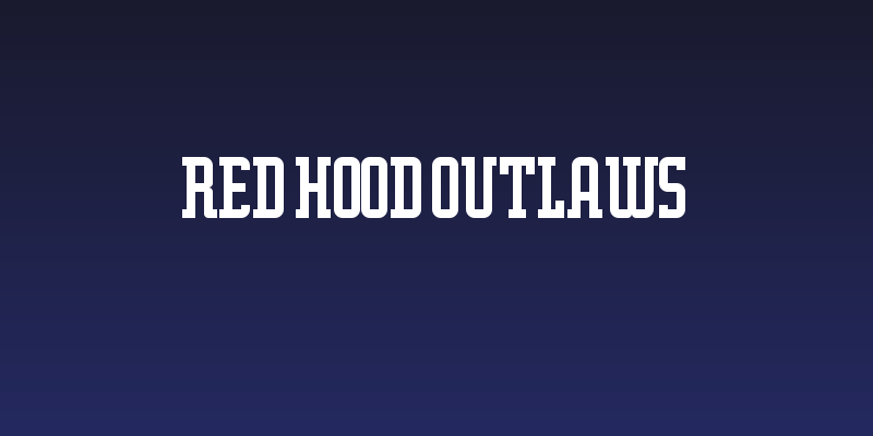 Red Hood Outlaws Social Header