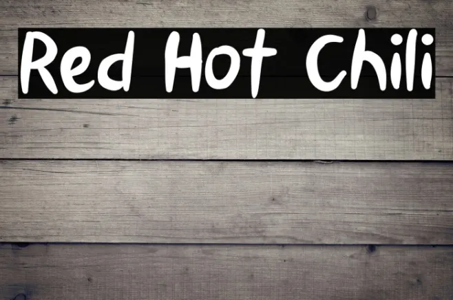 Red Hot Chili Example 2