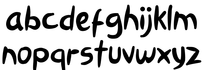 Red Hot Chili Font LOWERCASE