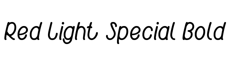 Red Light Special Bold  Frei Schriftart Herunterladen