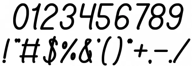 Red Light Special Bold Font OTHER CHARS