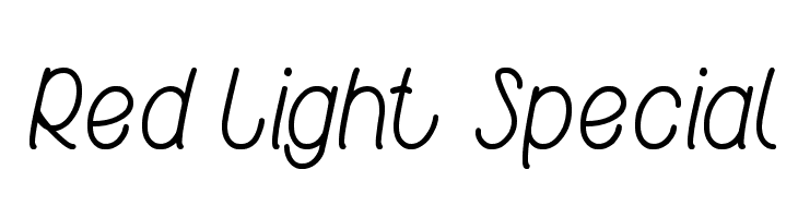 Red Light Special  لخطوط تنزيل