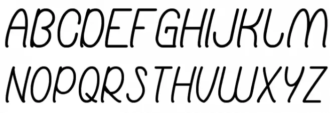 Red Light Special Schriftart Groß