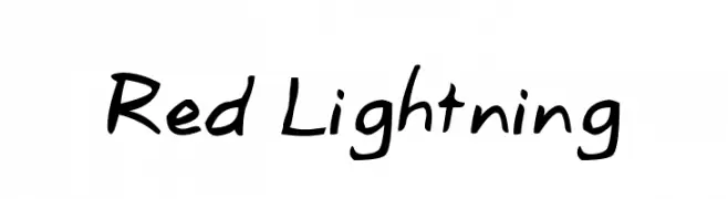 Red Lightning  नि: शुल्क फ़ॉन्ट्स डाउनलोड