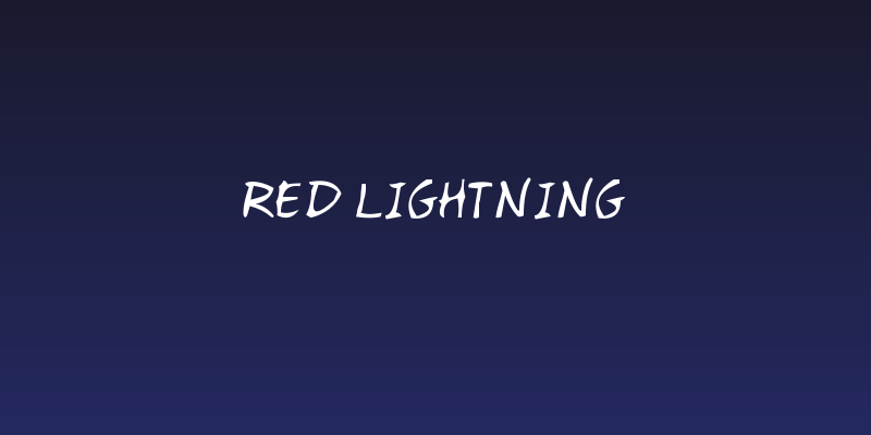 Red Lightning Social Header